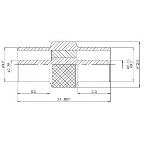 Hyperline AD-PAL-M-PAL-M Переходник PAL(папа) PAL(папа) Hyperline AD-PAL-M-PAL-M Переходник PAL(папа) PAL(папа)