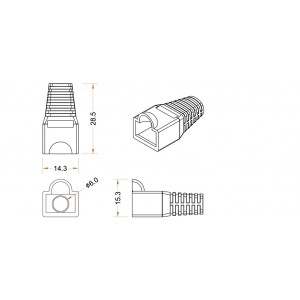 Hyperline BOOT-GN-10 Изолирующий колпачок для разъемов RJ-45, зеленый (10 шт.) Hyperline BOOT-GN-10 Изолирующий колпачок для разъемов RJ-45, зеленый (10 шт.)