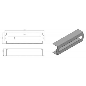 Hyperline BPB19-PS-3U-RAL7035 Панель с DIN-рейкой с регулируемой глубиной установки, 19, 3U, 22 места, цвет серый (RAL 7035) Hyperline BPB19-PS-3U-RAL7035 Панель с DIN-рейкой с регулируемой глубиной установки, 19, 3U, 22 места, цвет серый (RAL 7035)