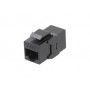 Hyperline CA2-KJ-C6-BK Проходной адаптер (coupler), RJ-45(8P8C) формата Keystone Jack, категория 6, 4 пары, черный Hyperline CA2-KJ-C6-BK Проходной адаптер (coupler), RJ-45(8P8C) формата Keystone Jack, категория 6, 4 пары, черный
