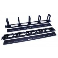 Hyperline CM-1U-5R-PL-COV Кабельный организатор с пластиковыми кольцами с крышкой, 19, 1U