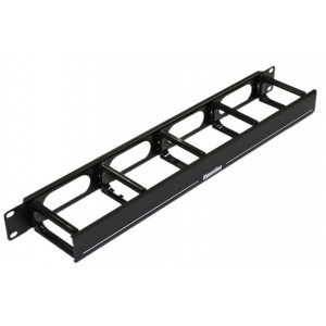Hyperline CM-1U-5R-PL-COV Кабельный организатор с пластиковыми кольцами с крышкой, 19, 1U Hyperline CM-1U-5R-PL-COV Кабельный организатор с пластиковыми кольцами с крышкой, 19, 1U