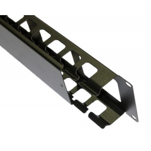 Hyperline CM-2U-ML-COV Кабельный организатор металлический с крышкой, 19, 2U Hyperline CM-2U-ML-COV Кабельный организатор металлический с крышкой, 19, 2U