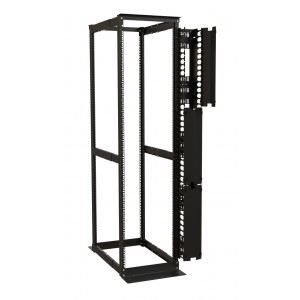 Hyperline CMF-OR-32U-150x106-C-RAL9005 Вертикальный кабельный организатор 32U для стоек ORK2A, ORL1, ширина 150мм, объединение в ряды, высота пальцев 106мм с крышками, черный Hyperline CMF-OR-32U-150x106-C-RAL9005 Вертикальный кабельный организатор 32U для стоек ORK2A, ORL1, ширина 150мм, объединение в ряды, высота пальцев 106мм с крышками, черный