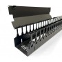 Hyperline CMF-OR-42U-150x106-C-RAL9005 Вертикальный кабельный организатор 42U для стоек ORK2A, ORL1, ширина 150мм, объединение в ряды, высота пальцев 106мм с крышками, черный Hyperline CMF-OR-42U-150x106-C-RAL9005 Вертикальный кабельный организатор 42U для стоек ORK2A, ORL1, ширина 150мм, объединение в ряды, высота пальцев 106мм с крышками, черный