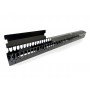 Hyperline CMF-OR-42U-150x106-C-RAL9005 Вертикальный кабельный организатор 42U для стоек ORK2A, ORL1, ширина 150мм, объединение в ряды, высота пальцев 106мм с крышками, черный Hyperline CMF-OR-42U-150x106-C-RAL9005 Вертикальный кабельный организатор 42U для стоек ORK2A, ORL1, ширина 150мм, объединение в ряды, высота пальцев 106мм с крышками, черный