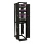 Hyperline CMF-OR-42U-150x106-C-RAL9005 Вертикальный кабельный организатор 42U для стоек ORK2A, ORL1, ширина 150мм, объединение в ряды, высота пальцев 106мм с крышками, черный Hyperline CMF-OR-42U-150x106-C-RAL9005 Вертикальный кабельный организатор 42U для стоек ORK2A, ORL1, ширина 150мм, объединение в ряды, высота пальцев 106мм с крышками, черный