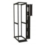 Hyperline CMF-OR-42U-150x106-C-RAL9005 Вертикальный кабельный организатор 42U для стоек ORK2A, ORL1, ширина 150мм, объединение в ряды, высота пальцев 106мм с крышками, черный Hyperline CMF-OR-42U-150x106-C-RAL9005 Вертикальный кабельный организатор 42U для стоек ORK2A, ORL1, ширина 150мм, объединение в ряды, высота пальцев 106мм с крышками, черный