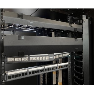 Hyperline CMF-OTR-42U-89x106-C-RAL9005 Вертикальный кабельный организатор 42U для шкафов TTR, TTB, стоек ORK2A, ORL1, ширина 89мм, высота пальцев 106мм с крышками и кронштейнами, черный Hyperline CMF-OTR-42U-89x106-C-RAL9005 Вертикальный кабельный организатор 42U для шкафов TTR, TTB, стоек ORK2A, ORL1, ширина 89мм, высота пальцев 106мм с крышками и кронштейнами, черный