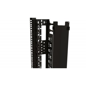 Hyperline CMF-OTR-42U-89x106-C-RAL9005 Вертикальный кабельный организатор 42U для шкафов TTR, TTB, стоек ORK2A, ORL1, ширина 89мм, высота пальцев 106мм с крышками и кронштейнами, черный Hyperline CMF-OTR-42U-89x106-C-RAL9005 Вертикальный кабельный организатор 42U для шкафов TTR, TTB, стоек ORK2A, ORL1, ширина 89мм, высота пальцев 106мм с крышками и кронштейнами, черный