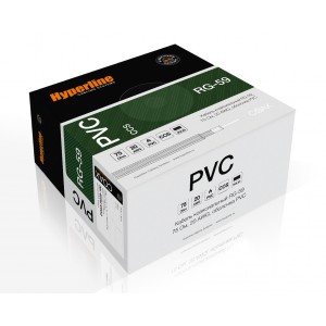 Hyperline COAX-RG59-100 Кабель коаксиальный RG-59, 75 Ом, жила - 20 AWG, внешний диаметр 6.0мм, PVC, черный (бухта 100 м) Hyperline COAX-RG59-100 Кабель коаксиальный RG-59, 75 Ом, жила - 20 AWG, внешний диаметр 6.0мм, PVC, черный (бухта 100 м)