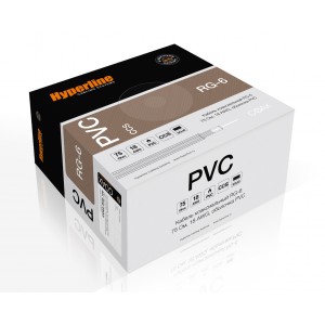 Hyperline COAX-RG6-500 Кабель коаксиальный RG-6, 75 Ом (ТВ, SAT, CATV), жила - 18 AWG (1.02 mm, омедненная сталь), внешний диаметр 6.9мм, PVC, черный (бухта 500 м) Hyperline COAX-RG6-500 Кабель коаксиальный RG-6, 75 Ом (ТВ, SAT, CATV), жила - 18 AWG (1.02 mm, омедненная сталь), внешний диаметр 6.9мм, PVC, черный (бухта 500 м)