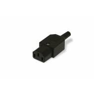 Hyperline CON-IEC320C13 Разъем IEC 60320 C13 220В 10A на кабель (плоские контакты внутри разъема), прямой