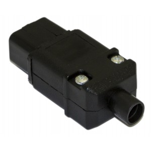 Hyperline CON-IEC320C19 Разъем IEC 60320 C19 220В 16A на кабель, контакты на винтах (плоские контакты внутри разъема), прямой Hyperline CON-IEC320C19 Разъем IEC 60320 C19 220В 16A на кабель, контакты на винтах (плоские контакты внутри разъема), прямой