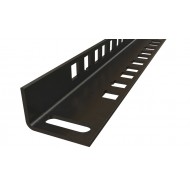 Hyperline CPR19-9U-RAL9005 19 монтажный профиль высотой 9U, для шкафов TWB / TWL, цвет черный (2 шт. в комплекте)