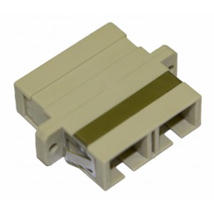 Hyperline FA-P11Z-DSC/DSC-N/BK-BG Оптический проходной адаптер SC-SC, MM, duplex, корпус пластиковый, бежевый, черные колпачки Hyperline FA-P11Z-DSC/DSC-N/BK-BG Оптический проходной адаптер SC-SC, MM, duplex, корпус пластиковый, бежевый, черные колпачки