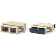 Hyperline FA-P11Z-DSC/DSC-N/BK-GN Оптический проходной адаптер SC/APC-SC/APC, SM, duplex, корпус пластиковый, зеленый, черные колпачки