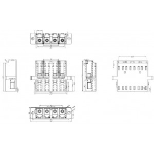Hyperline FA-P11Z-QLC/QLC-N/WH-BG Оптический проходной адаптер LC-LC, MM, quadro, 4 волокна, корпус пластиковый, бежевый, белые колпачки Hyperline FA-P11Z-QLC/QLC-N/WH-BG Оптический проходной адаптер LC-LC, MM, quadro, 4 волокна, корпус пластиковый, бежевый, белые колпачки