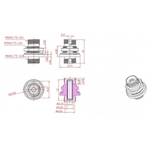 Hyperline FA-S00Z-FC/FC-N/WH-SL Оптический проходной адаптер FC-FC, SM/MM, simplex, корпус металл, белые колпачки Hyperline FA-S00Z-FC/FC-N/WH-SL Оптический проходной адаптер FC-FC, SM/MM, simplex, корпус металл, белые колпачки