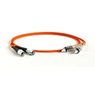 Hyperline FC-D2-50-FC/PR-ST/PR-H-30M-LSZH-OR Патч-корд волоконно-оптический (шнур) MM 50/125, FC-ST, 2.0 мм, duplex, LSZH, 30 м