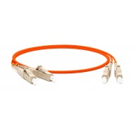 Hyperline FC-D2-50-LC/PR-LC/PR-H-20M-LSZH-OR Патч-корд волоконно-оптический (шнур) MM 50/125, LC-LC, 2.0 мм, duplex, LSZH, 20 м