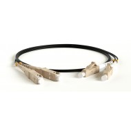 Hyperline FC-D2-50-LC/PR-SC/PR-H-3M-LSZH-BK Патч-корд волоконно-оптический (шнур) MM 50/125, LC-SC, 2.0 мм, duplex, LSZH, 3 м, черный