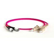 Hyperline FC-D2-504-FC/PR-LC/PR-H-20M-LSZH-MG Патч-корд волоконно-оптический (шнур) MM 50/125(OM4), FC-LC, duplex, LSZH, 20 м