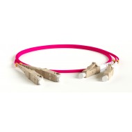 Hyperline FC-D2-504-LC/PR-SC/PR-H-1.5M-LSZH-MG Патч-корд волоконно-оптический (шнур) MM 50/125(OM4), LC-SC, duplex, 10G, LSZH, 1.5 м