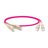 Hyperline FC-D2-504-SC/PR-SC/PR-H-50M-LSZH-MG Патч-корд волоконно-оптический (шнур) MM 50/125(OM4), SC-SC, 2.0 мм, duplex, 10G/40G, LSZH, 50 м