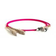 Hyperline FC-D2-504-SC/PR-ST/PR-H-5M-LSZH-MG Патч-корд волоконно-оптический (шнур) MM 50/125(OM4), ST-SC, 2.0 мм, duplex, LSZH, 5 м