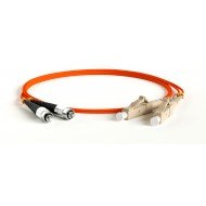 Hyperline FC-D2-62-FC/PR-LC/PR-H-15M-LSZH-OR Патч-корд волоконно-оптический (шнур) MM 62.5/125, FC-LC, 2.0 мм, duplex, LSZH, 15 м