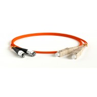 Hyperline FC-D2-62-FC/PR-SC/PR-H-2M-LSZH-OR Патч-корд волоконно-оптический (шнур) MM 62.5/125, FC-SC, 2.0 мм, duplex, LSZH, 2 м