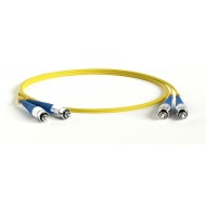 Hyperline FC-D2-9-FC/UR-FC/UR-H-10M-LSZH-YL Патч-корд волоконно-оптический (шнур) SM 9/125 (OS2), FC/UPC-FC/UPC, 2.0 мм, duplex, LSZH, 10 м