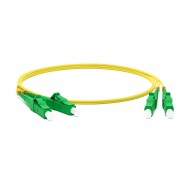 Hyperline FC-D2-9-LC/AR-LC/AR-H-10M-LSZH-YL Патч-корд волоконно-оптический (шнур) SM 9/125 (OS2), LC/APC-LC/APC, 2.0 мм, duplex, LSZH, 10 м