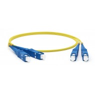 Hyperline FC-D2-9-SC/UR-SC/UR-H-1M-LSZH-YL Патч-корд волоконно-оптический (шнур) SM 9/125 (OS2), SC/UPC-SC/UPC, 2.0 мм, duplex, LSZH, 1 м