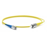 Hyperline FC-S2-9-FC/UR-ST/UR-H-0.5M-LSZH-YL Патч-корд волоконно-оптический (шнур) SM 9/125 (OS2), ST/UPC-FC/UPC, 2.0 мм, simplex, LSZH, 0.5 м