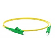 Hyperline FC-S2-9-LC/AR-LC/AR-H-5M-LSZH-YL Патч-корд волоконно-оптический (шнур) SM 9/125 (OS2), LC/APC-LC/APC, 2.0 мм, simplex, LSZH, 5 м