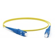 Hyperline FC-S2-9-SC/UR-SC/UR-H-1.5M-LSZH-YL Патч-корд волоконно-оптический (шнур) SM 9/125 (OS2), SC/UPC-SC/UPC, 2.0 мм, simplex, LSZH, 1.5 м