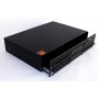 Hyperline FO-19V-2U-6xSLT-W130H30-48UN-BK Бокс оптический универсальный 19 выдвижной, с полкой, от 8 до 48 портов (SC, duplex LC, ST, FC), со сплайс пластиной, без пигтейлов и проходных адаптеров, 2U, черный Hyperline FO-19V-2U-6xSLT-W130H30-48UN-BK Бокс оптический универсальный 19 выдвижной, с полкой, от 8 до 48 портов (SC, duplex LC, ST, FC), со сплайс пластиной, без пигтейлов и проходных адаптеров, 2U, черный