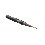 Hyperline FO-AMTC-OUT-504-24-PE Кабель волоконно-оптический 50/125 (OM4) многомодовый, 24 волокна, multi loose tube, бронированный стальной лентой, для внешней прокладки