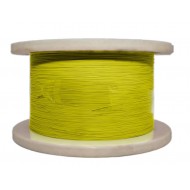 Hyperline FO-B9-IN-9S-1-LSZH-YL Кабель волоконно-оптический 9/125 (SMF-28) одномодовый, 1 волокно, simplex, плотное буферное покрытие (tight buffer) 0.9 мм, LSZH, нг(А)-HF, желтый