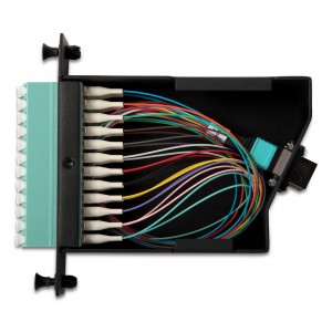 Hyperline FO-CSS-W120H32-503-2MTPM-24LC-AQ Волоконно-оптическая кассета 2xMTP (папа), 120x32 мм, 24LC адаптера (цвет aqua), 24 волокна, OM3 Hyperline FO-CSS-W120H32-503-2MTPM-24LC-AQ Волоконно-оптическая кассета 2xMTP (папа), 120x32 мм, 24LC адаптера (цвет aqua), 24 волокна, OM3