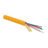 Hyperline FO-MB-IN-50-24-LSZH-OR Кабель волоконно-оптический 50/125 (OM2) многомодовый, 24 волокна, безгелевые микротрубки 1.06 мм (micro bundle), для внутренней прокладки, LSZH, нг(А)-HF, -30°C – +70°C, оранжевый