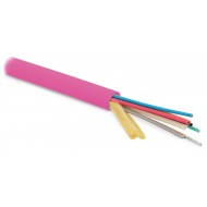 Hyperline FO-MB-IN-504-144-LSZH-MG Кабель волоконно-оптический 50/125 (OM4) многомодовый, 144 волокна, безгелевые микротрубки 1.1 мм (micro bundle), внутренний, LSZH, нг(А)-HF, –30°C – +70°C, маджента