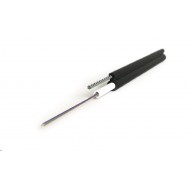 Hyperline FO-SST-OUT-62-16-PE-BK Кабель волоконно-оптический 62.5/125 (OM1) многомодовый, 16 волокон, одномодульный (single loose tube), со свободно уложенными волокнами, гелезаполненный, с металлическим тросом (2.2 мм), внешний, PE, -60°С - +70°С, черный