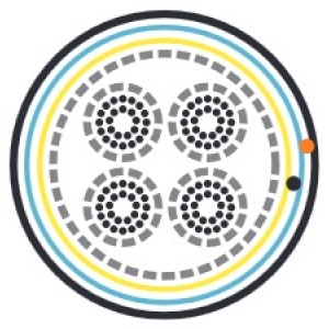 Hyperline FUTP100-C3-S24-IN-LSZH-GY Кабель витая пара, экранированная F/UTP, категория 3, 100 пар (24 AWG), одножильный (solid), экран-фольга, LSZH нг(А)-HF, -20°C - +60°C, серый Hyperline FUTP100-C3-S24-IN-LSZH-GY Кабель витая пара, экранированная F/UTP, категория 3, 100 пар (24 AWG), одножильный (solid), экран-фольга, LSZH нг(А)-HF, -20°C - +60°C, серый