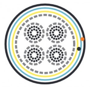 Hyperline FUTP100-C3-S24-IN-PVC-GY Кабель витая пара, экранированная F/UTP, категория 3, 100 пар (24 AWG), одножильный (solid), экран-фольга, PVC, -20°C - +50°C, серый Hyperline FUTP100-C3-S24-IN-PVC-GY Кабель витая пара, экранированная F/UTP, категория 3, 100 пар (24 AWG), одножильный (solid), экран-фольга, PVC, -20°C - +50°C, серый