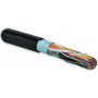 Hyperline FUTP25-C3-S24-OUT-PE-BK (FTP25-C3-SOLID-OUTDOOR) Кабель витая пара, экранированная F/UTP, категория 3, 25 пар (24 AWG), одножильный (solid), экран - фольга, внешний, UV PE, -40°C - +60°C, черный Hyperline FUTP25-C3-S24-OUT-PE-BK (FTP25-C3-SOLID-OUTDOOR) Кабель витая пара, экранированная F/UTP, категория 3, 25 пар (24 AWG), одножильный (solid), экран - фольга, внешний, UV PE, -40°C - +60°C, черный