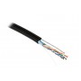 Hyperline FUTP4-C5E-S24-SW-OUT-PE-BK-500 (500м) Кабель витая пара F/UTP, кат.5e, 4 пары(24 AWG), одножильн.(solid),экран-фольга, с металл.тросом,внешний, PE,-40°C-+50°C, черный-гарантия: 15 лет компонентная Hyperline FUTP4-C5E-S24-SW-OUT-PE-BK-500 (500м) Кабель витая пара F/UTP, кат.5e, 4 пары(24 AWG), одножильн.(solid),экран-фольга, с металл.тросом,внешний, PE,-40°C-+50°C, черный-гарантия: 15 лет компонентная