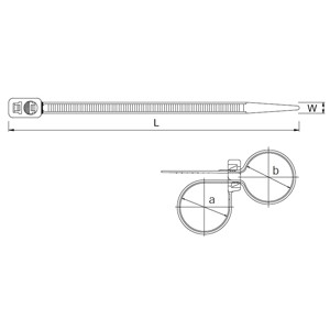 Hyperline GTB-200ST Стяжка неоткрывающаяся для двойной петли, безгалогенная (halogen free), 200x4.8 мм, полиамид 6.6, -40°C - +85°C (100 шт) Hyperline GTB-200ST Стяжка неоткрывающаяся для двойной петли, безгалогенная (halogen free), 200x4.8 мм, полиамид 6.6, -40°C - +85°C (100 шт)